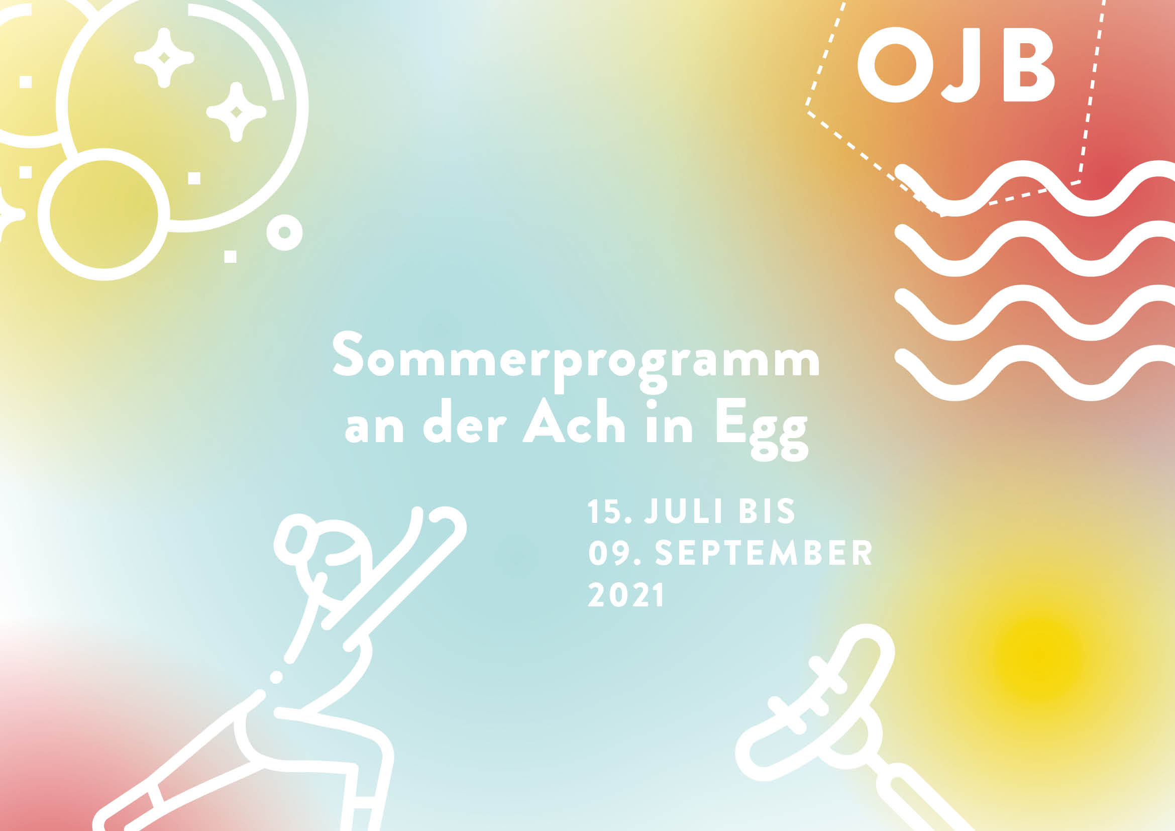 Sommerprogramm für Jugendliche an der Ach in Egg von der Offenen Jugendarbeit Bregenzerwald.